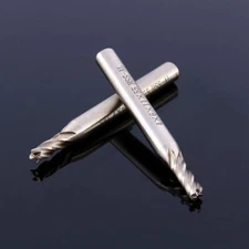 High Quality 4mm-12mm HSS CNC Straight Shank 4 Flute End Mill Cutter Drill Bit