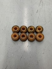 Set of 8 Vintage KR Radial Roller Wheels 70s 80s Urethane Skateboard Skates