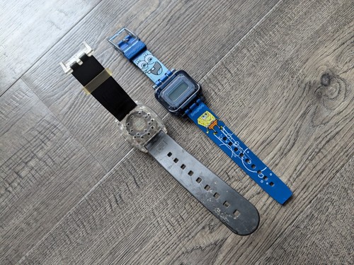 Lot of 2 Vintage Cartoon Watches: The Simpsons 2002 "Family Drive" & SpongeBob - Picture 7 of 10