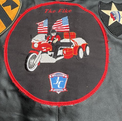 Leather Concealed carry Vest Guide Gear Mens size XXL Motorcycle biker Patches - Picture 20 of 20