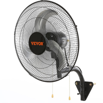 #ad VEVOR Industrial Wall Mount Fan Oscillating Metal Fan 17.5#x27;#x27; 3 Speed Ventilation $46.64