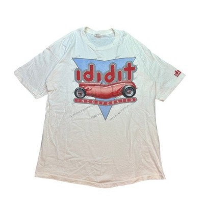 Vintage Ididit Incorporated Hot Rod T-Shirt Belton Tough Tee XXL Single Stitch