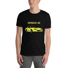 Retro 1980's Yellow Chevy Camaro IROC-Z Short-Sleeve Unisex T-Shirt