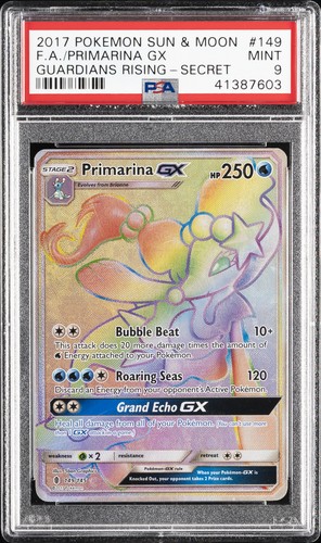 Primarina-GX graded PSA 9 for sale on eBay