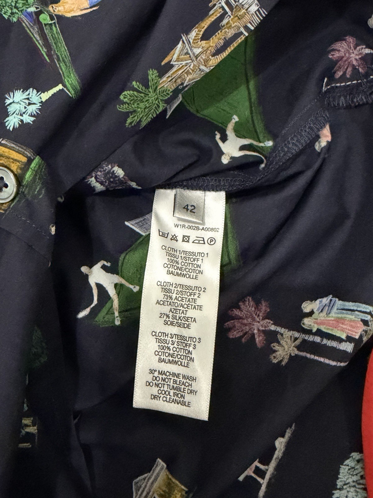 Paul Smith "London Park Print" long-sleeved Women Shirt Uk 10 , 42 image 4