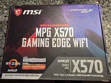 MSI MPG X570 GAMING EDGE WIFI ATX Motherboard AMD Socket AM4 DDR4 HDMI M.2 PCIe