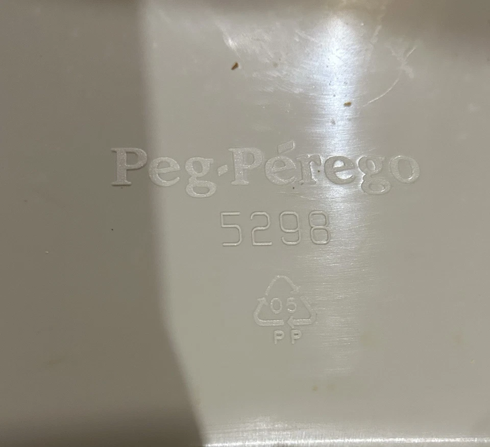 Bandeja de cena Peg Perego Prima en blanco roto repuesto Foto 3 de 4