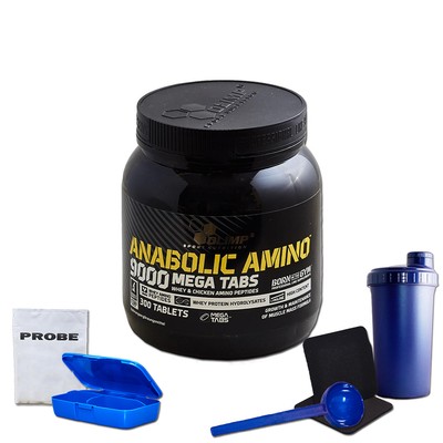 (70,44 EUR/kg) Olimp Anabolic Amino 9000 Mega Tabs 300 Tabletten á 2250mg+Bonus