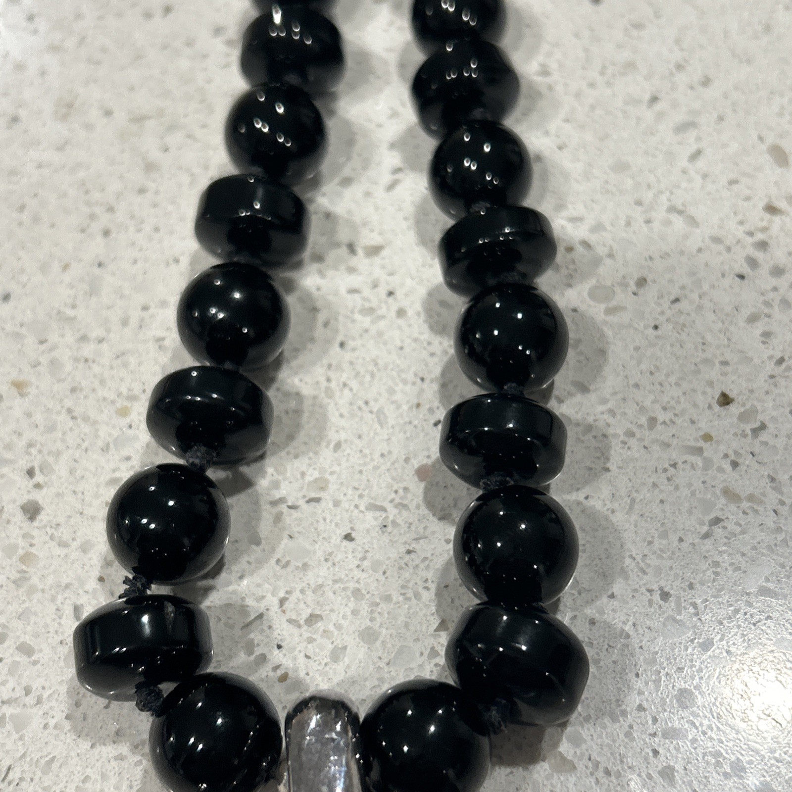 Simon Sebbag Sterling Silver Onyx  Statement Neck… - image 10