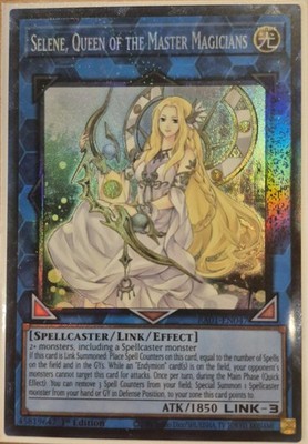 YuGiOh Selene, Queen of the Master Magicians RA01-EN047 Collector's Rare 1st Ed