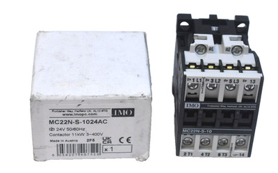 IMO Contactor MC-22N-S-1024AC 24V 50/60Hz 11kW 3-400V Replacement Genuine OEM