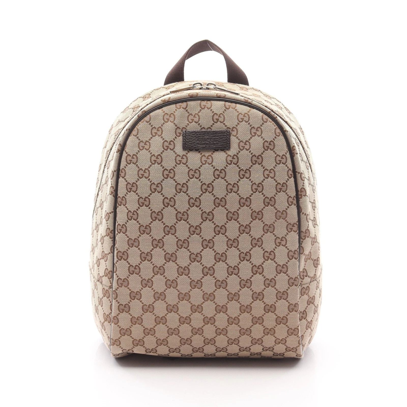 Gucci — Gucci GG Backpack Brown Leather #RCB046