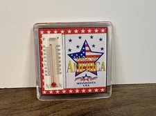 Vintage Mall Of America 2.25” Thermometer Refrigerator Acrylic Magnet Star