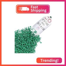 Miyuki Delica Seed Beads   Size 11/0 1.6 mm , DB0656, Dyed Opaque Jade Green, 7