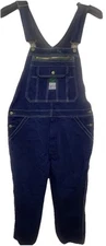 Liberty Overalls Mens 36 x 30 Blue Denim 100% Cotton Carpenter Utility Work Farm