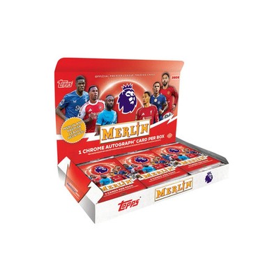 2025-26 Topps Merlin Premier League Chrome Hobby Box
