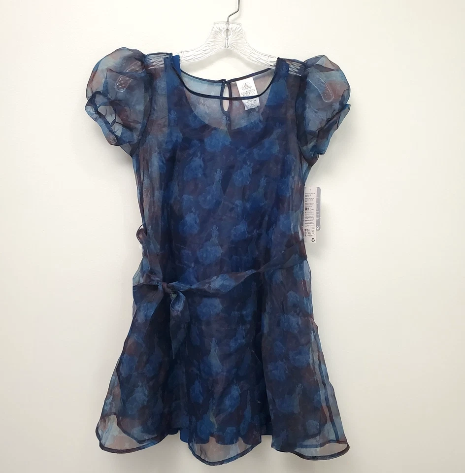 Disney Store Snow White Fancy Dress Girls Size 11/12 Blue Organza 2 piece NWT - Image 2 of 4