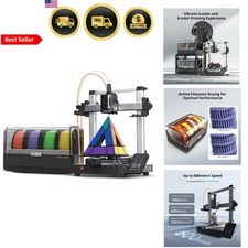3D Printer Multicolor Prints Up to 600mm per S Flex Auto-Leveling Filament Dr...
