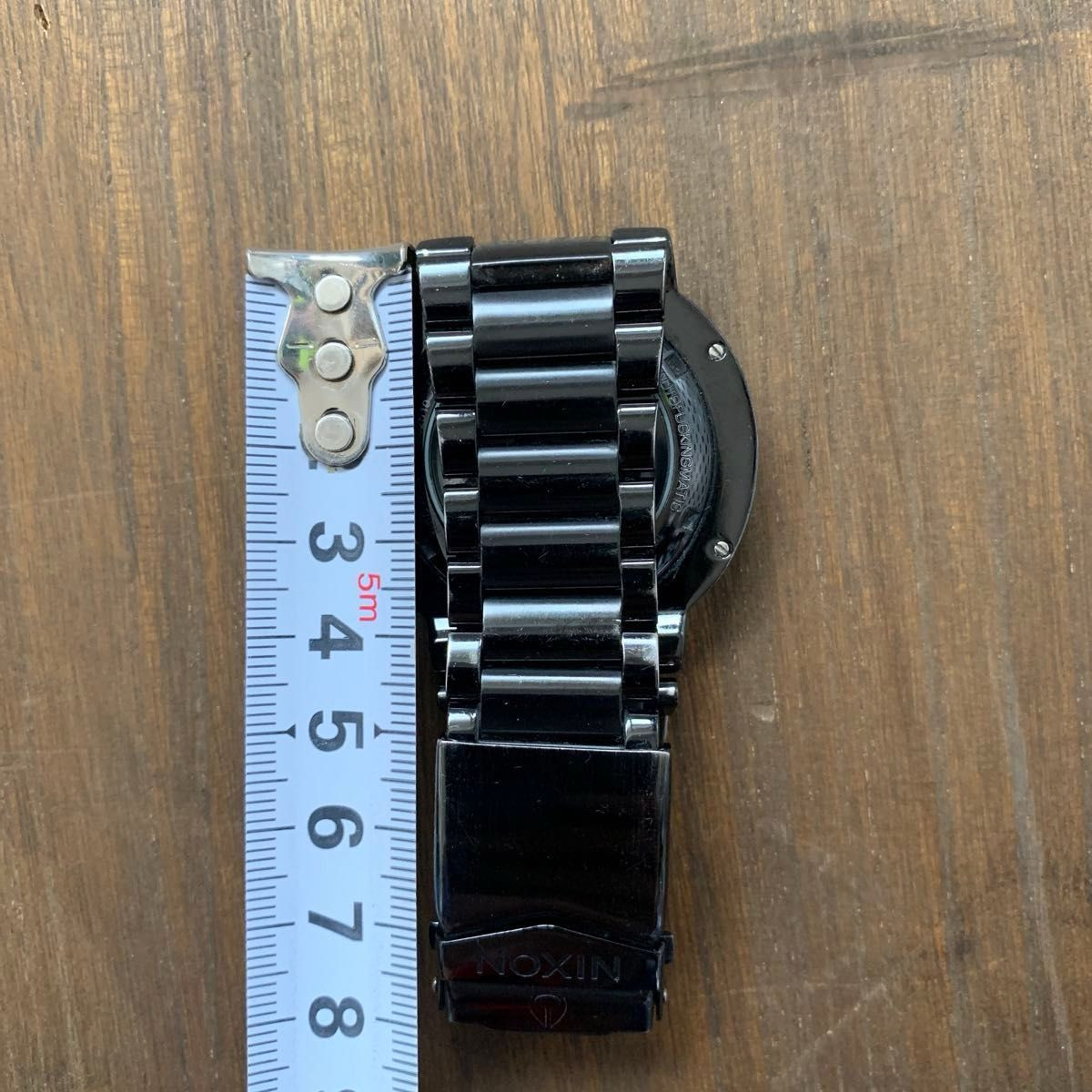 Nixon Capital Automatic Watch Black Stainless Steel Self-Winding