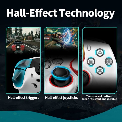 Controller di gioco 3 in 1 (Bluetooth/2.4G/cablato) per PS4/PC/iOS/Android - Foto 4 di 21