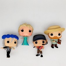 Funko Pop Lote Elsa Frozen Victor Nikiforov Scout Van Gogh Figuras Sueltas Conjunto De 4
