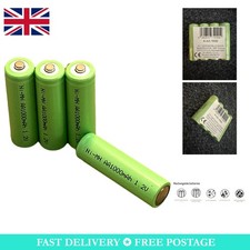 4 AA Rechargeable Batteries 1000mAh - Ideal for Solar Lights & Low Drain Devices 2.50 per battery