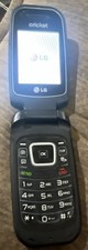 LG True B460 Black Flip Phone Cricket Tested  Working Good Condition