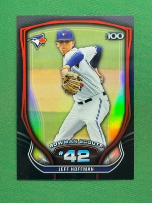 2015 Bowman Baseball Bowman Scouts' Top 100 #BTP-42 Jeff Hoffman