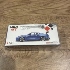 Mini GT 1/64 #96 Pandem Nissan GT-R (R35) Metallic Blue [JAPAN EXCLUSIVE]