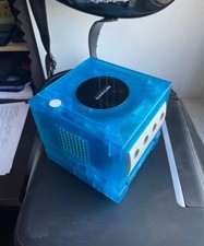 Transparent Replacement Case For Nintendo Gamecube Housing Shell Case ICE BLUE