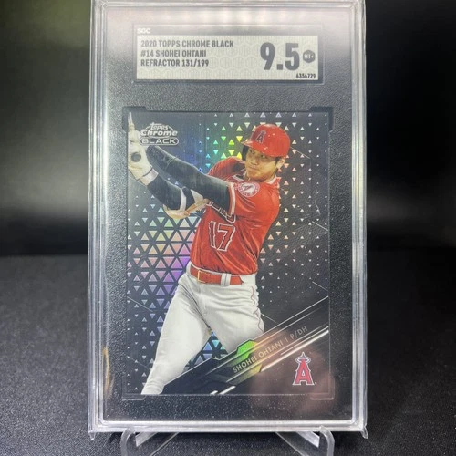 2020 Topps Chrome Black Shohei Ohtani #14 SGC 9.5 *Refractor* /199