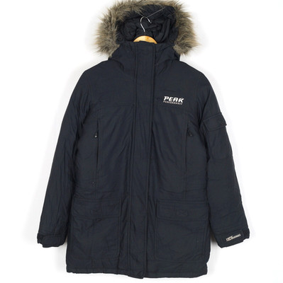 PEAK PERFORMANCE S W D Parka Hipe Women's Jacket Size XS Hooded Down Fill