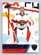 #5 Spencer Knight 2021-22 Upper Deck Star Rookie RC Panthers