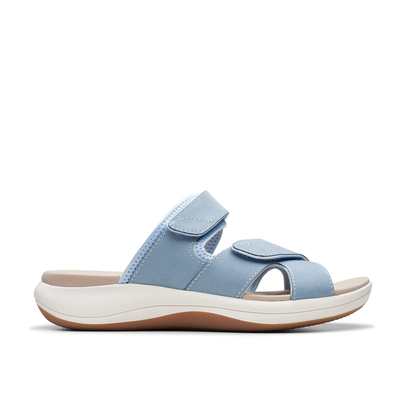 Clarks Womens Mira Ease Blue Active Sandals Shoes Review
