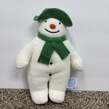Vintage Eden The Snowman Plush Green Hat Scarf Stuffed Toy 8.5  