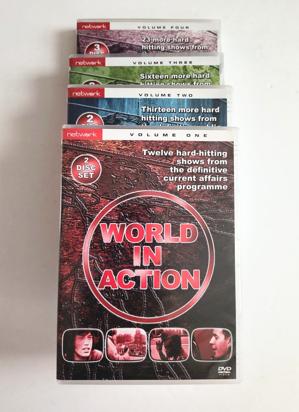 World In Action Volumes 1-4, Dvds - 10 Discs.