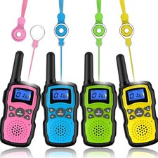 Walkie Talkies for Kids 4 Pack,Family Walky Talky Adults Children Radio Long ...