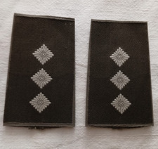 Rangabzeichen Heer Hauptmann weiß/oliv Bundeswehr Schulterklappen Schlaufen
