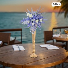 Flower Stand for Wedding 10 PCS Flower Stands Wedding Gold Flower Stand Set