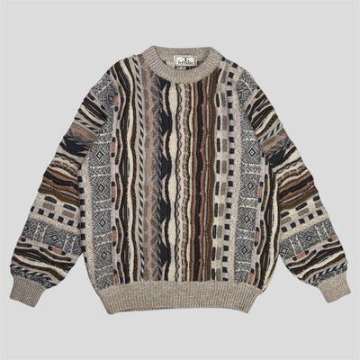 Ferrante 100% Wollpullover   Made in Italy   Coogi Style Vintage