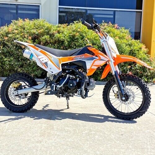 110cc Dirt Bike Trail Pit Bike Motor Electric Start Semi Auto