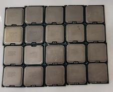 *Lot Of 20*SELLING AS SCRAP* Intel Core 2 Duo CPU Processor E7500 E8400 E6550