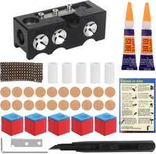 Pool Cue Tips Replacement Kit: 11 in1 Billiar...