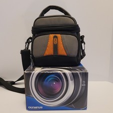 Olympus SP-55OUZ Digital Camera  Memory Card, Case, Strap, Lens Cover, Box