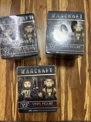 Lot Of Three World of Warcraft Vinyl Figures!!! NEW!!! SEALED