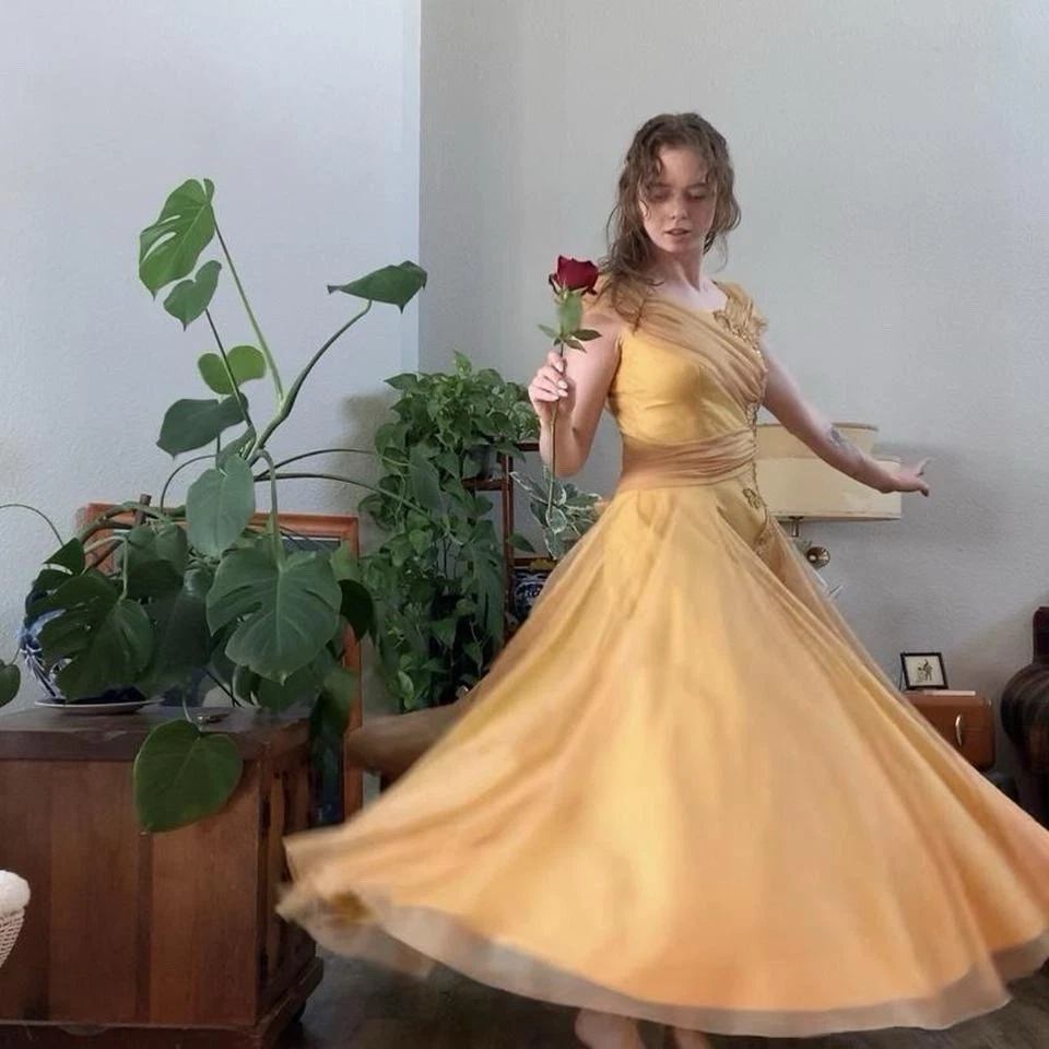 Gold Formal 1960s Vintage Dresses for Women for sale | eBay