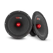  2X PRO-GM8.4B Loudspeaker - 8", Midrange, Red Aluminum Bullet, 580W Max, 4 