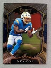 2020 Panini Select Rookie RC #78 Jason Moore Los Angeles Chargers Football Card