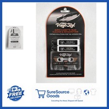 Head Cleaner Demagnetizer for Cassette Tapes Home Auto Portable Systems