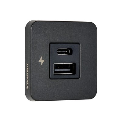 Scanstrut SCTILE10 Tile - Usb-a / Usb-c Interiors Char